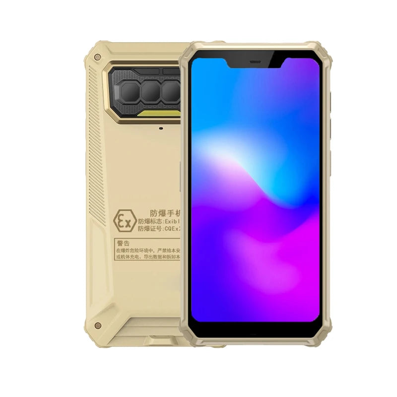 Explosion-proof Mobile phone EX-F13 Rugged IP68 intercom Waterproof 6GB+64GB 13MP Quad-Camera 5.82 "HD+ 8000mAh NFC Android 11