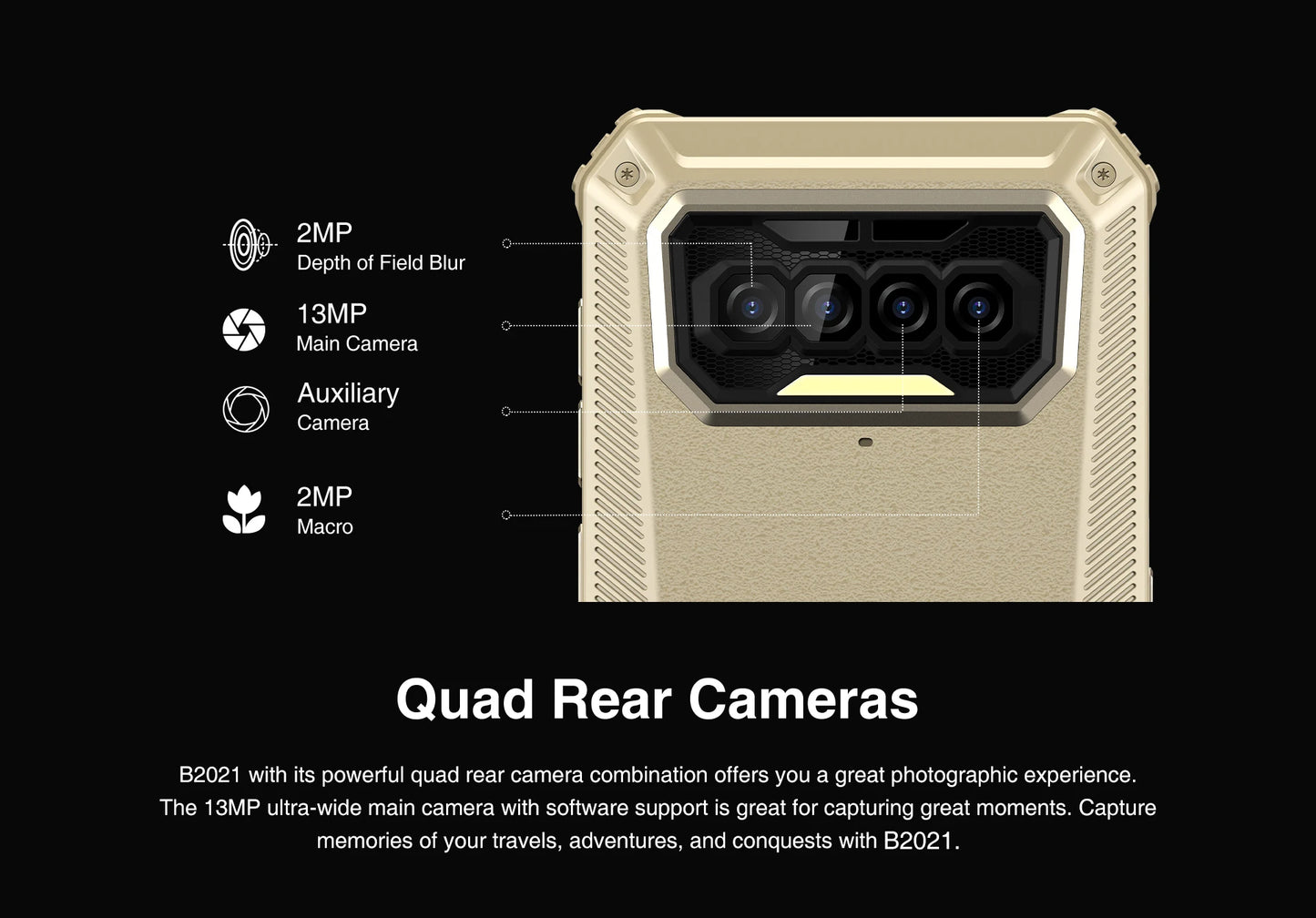 Explosion-proof Mobile phone EX-F13 Rugged IP68 intercom Waterproof 6GB+64GB 13MP Quad-Camera 5.82 "HD+ 8000mAh NFC Android 11