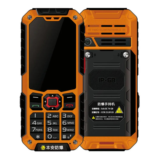 Teléfono inteligente EX-S9 4G desbloqueado, dispositivo con teclado pulsador, IP68, 4G LTE, 3000mAh, resistente, SIM Dual