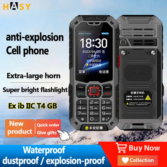 Teléfono inteligente EX-S9 4G desbloqueado, dispositivo con teclado pulsador, IP68, 4G LTE, 3000mAh, resistente, SIM Dual