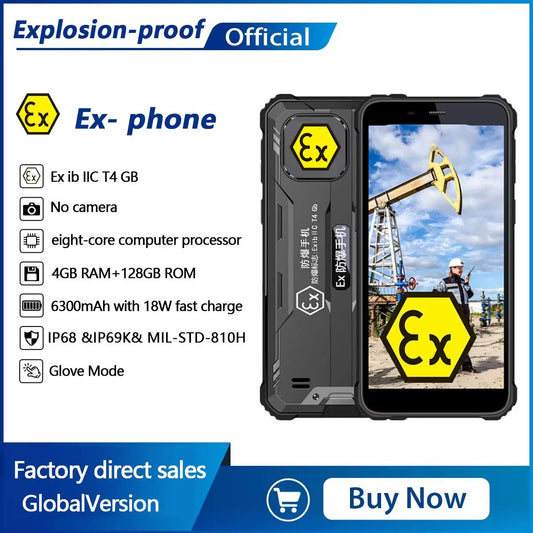 Google play Explosion-Proof C6-Smartphone Android 14 octa core, 4G/6G  5,93HD/128 GB 256GB 6300mAh Waterproof