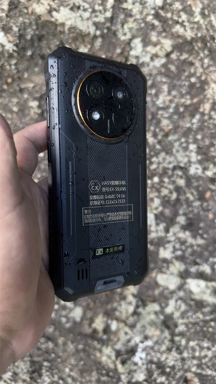 Explosion Proof Android 15  24GB (6 + 18) + 256GB 10600mAh 6,52' HD Display NFC Telefone robusto Water proof Gas Station devices